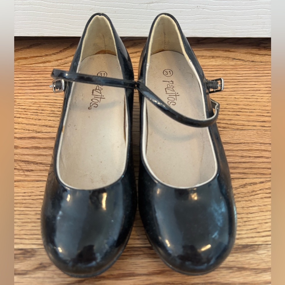 Pazitos Black Mary Jane Dress Shoes